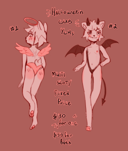 halloween cubs ych / multi slot fixed price