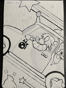 "Trip" - Day 7 Inktober 2022