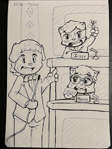 "Match" - Day 8 Inktober 2022