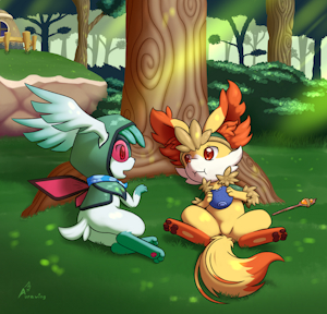 An afternoon in the woods