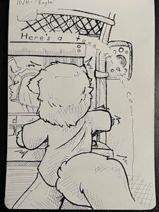 "Eagle" - Day 11 Inktober 2022