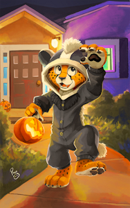 Halloween Honey Badger
