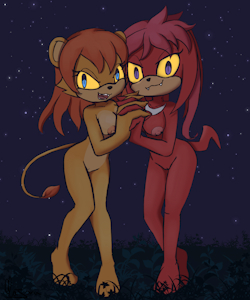 Misty and Lara-Su, Vampiresses on the hunt.