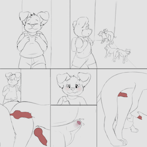 Feral short comic: Sketch/animation