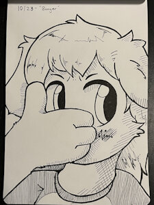 "Booger" - Day 23 Inktober 2022