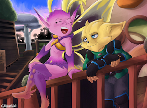 Pip and Willo chilling