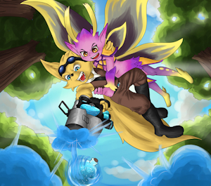 Willo and Pip mischief