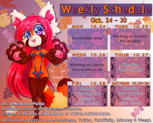 Weekly Schedule [10.24 ~ 10.30]