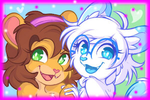 Keiko and Riley (gift art by Riley)