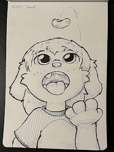 "Snack" - Day 27 Inktober 2022