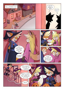 All Hallows Treat, a Tycloud and Tammy comic: by PezSierra.