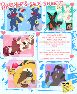 November Sale Sheet!