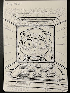 "Uh-oh" - Day 29 Inktober 2022