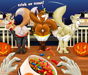 Trick or Treat, by smartwhitefang