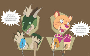 Draven and Sephiria: Tickled Trophy Thieves