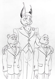 Suit and Tie: Amar and Kimba