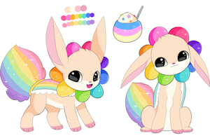 🌈 ✧ Kidcore Eevee ✧ 🌈