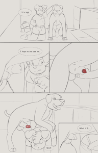 Sketch: P2 feral comic