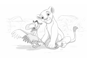 Nala and Zazu