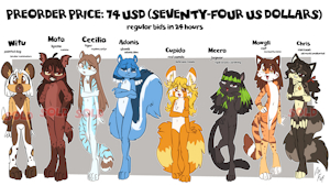 *ADOPTABLES*_More butterfly-based cubs, but AC is still broken n it's hot here omg