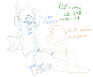 Tribal paint ych