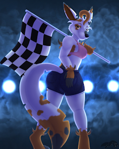 Racing Girl- Clothed