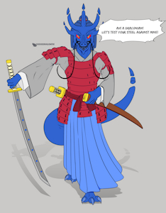 Ryujin Kensai, The Sapphire Dragonborn