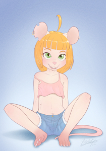Mousey Pin-Up