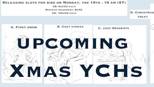 *UPCOMING XMAS YCHs*-NO BIDDING YET!