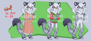 Adoptable - snow leopard [OPEN]