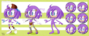 Wristibell the echidna OC Creation