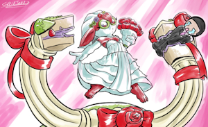 Bride Moji costume