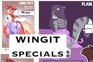 *WINGIT SPECIALS* (2 characters minimum)
