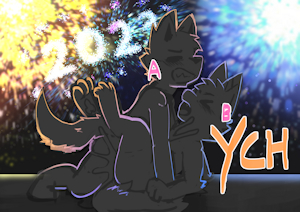 [Flash YCH in 24 hr.] Fun newyear celebration ever!