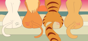 Hidden Gem Video Game Catgirls Sitting