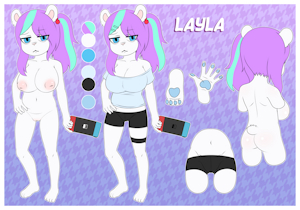 Layla - Character Sheet Commission