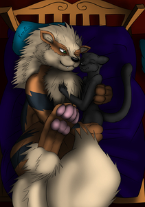 Snuggling a Big Doggy