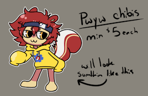 Pay-what-ya-want chibis