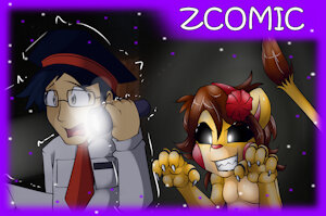 Fight Night at Pipo's Caffe XD (gift art by Zcomic)