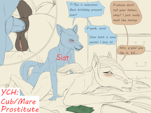 YCH: Cub/ Mare Prostitute