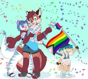 🎁Krech, Ollie & Snow - Pride Parade