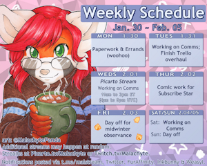 Weekly Schedule [1.30 ~ 2.05]