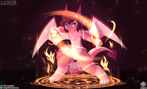 Flaming Dragon [Fan Art]