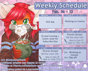 Weekly Schedule [2.06 ~ 2.12]