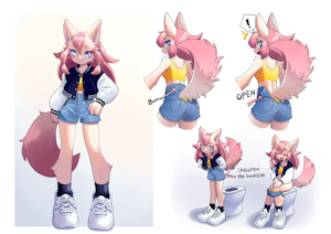 Tails and High waist shorts