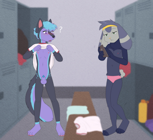 ZephyWolfface [Commission - Flat Colour]
