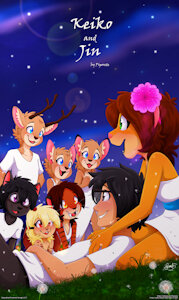 Keiko and Jin Comic Back Cover