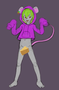 Funny gamer rat
