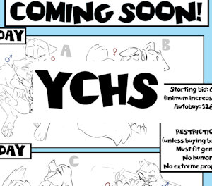 UPCOMING YCHS FOR THE WEEK! O8