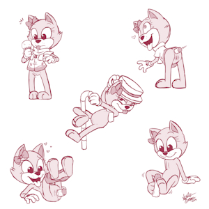 Playing with Pancake [C]